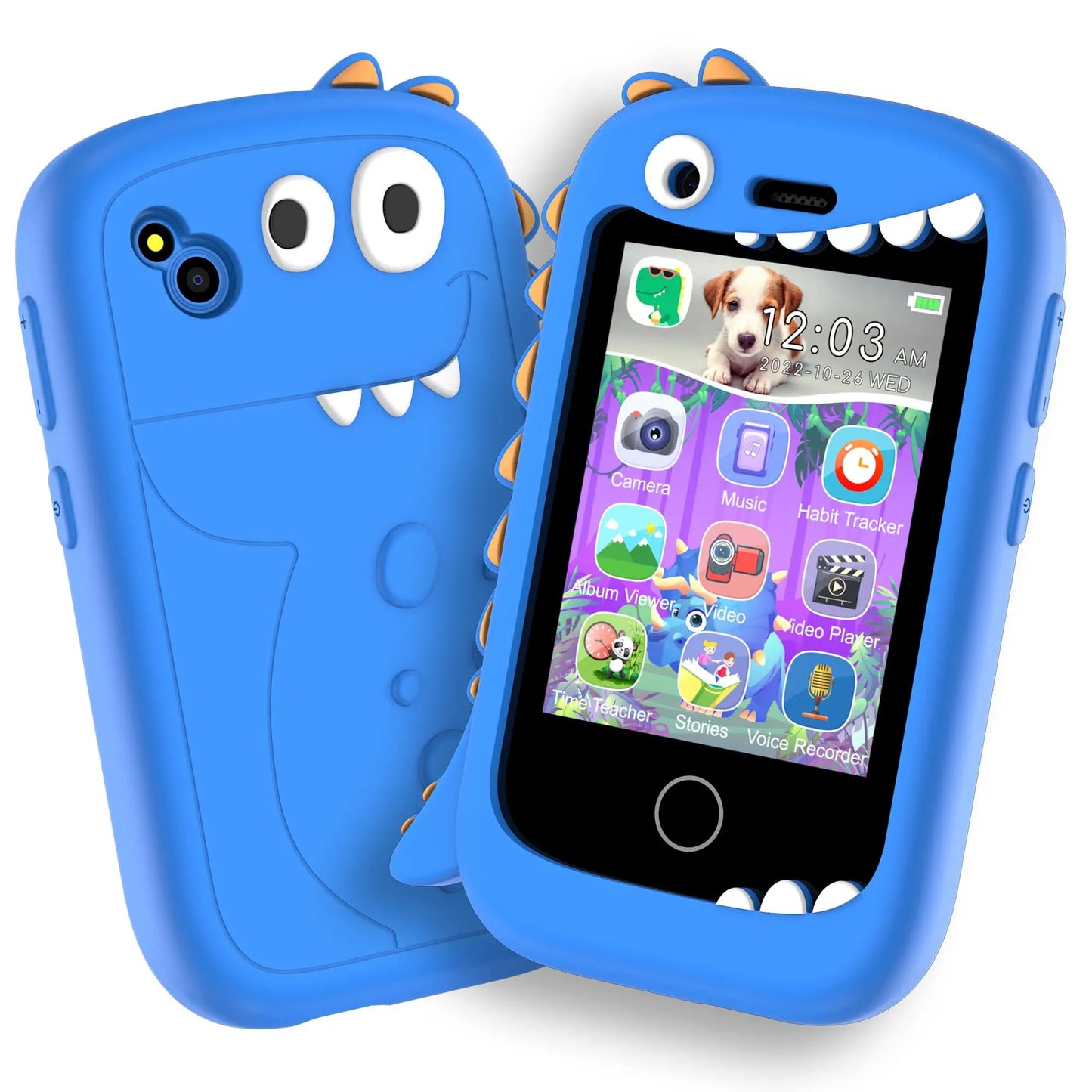 Kids Smart Phone Christmas Birthday Gifts for Boys Girls Toddler Learning Play Toy Cell Phone with Camera, Game, Music Player