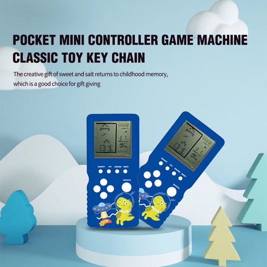 1Pcs Blue Retro Handheld Game Console Children Classic Nostalgic Game Machine Educational Toys Elderly Game Player