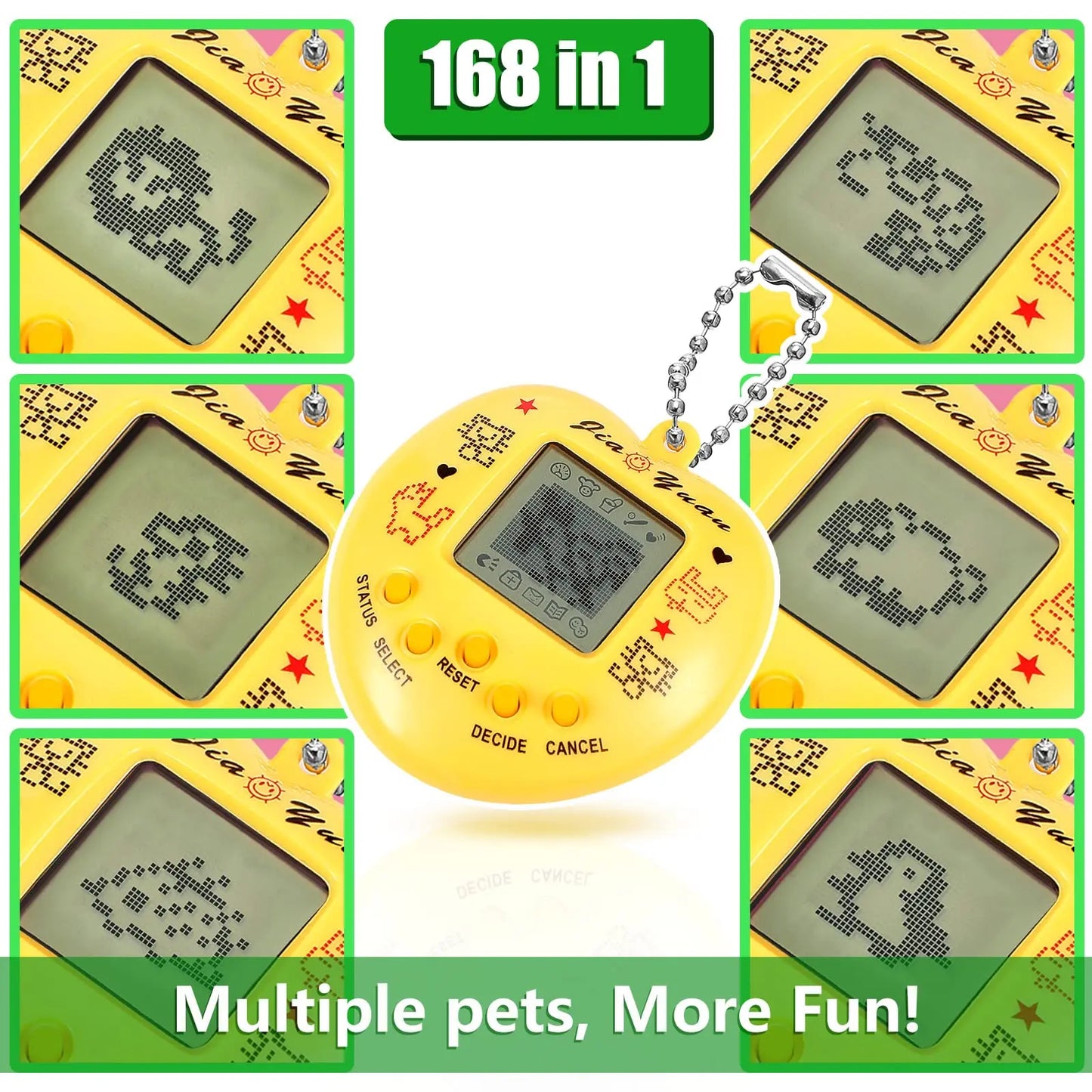 Electronic Pets Game Tamagotchi Nostalgic Toy in Russian Original German Spanish Polish Virtual Digital Pet Toys For Kids Pixel